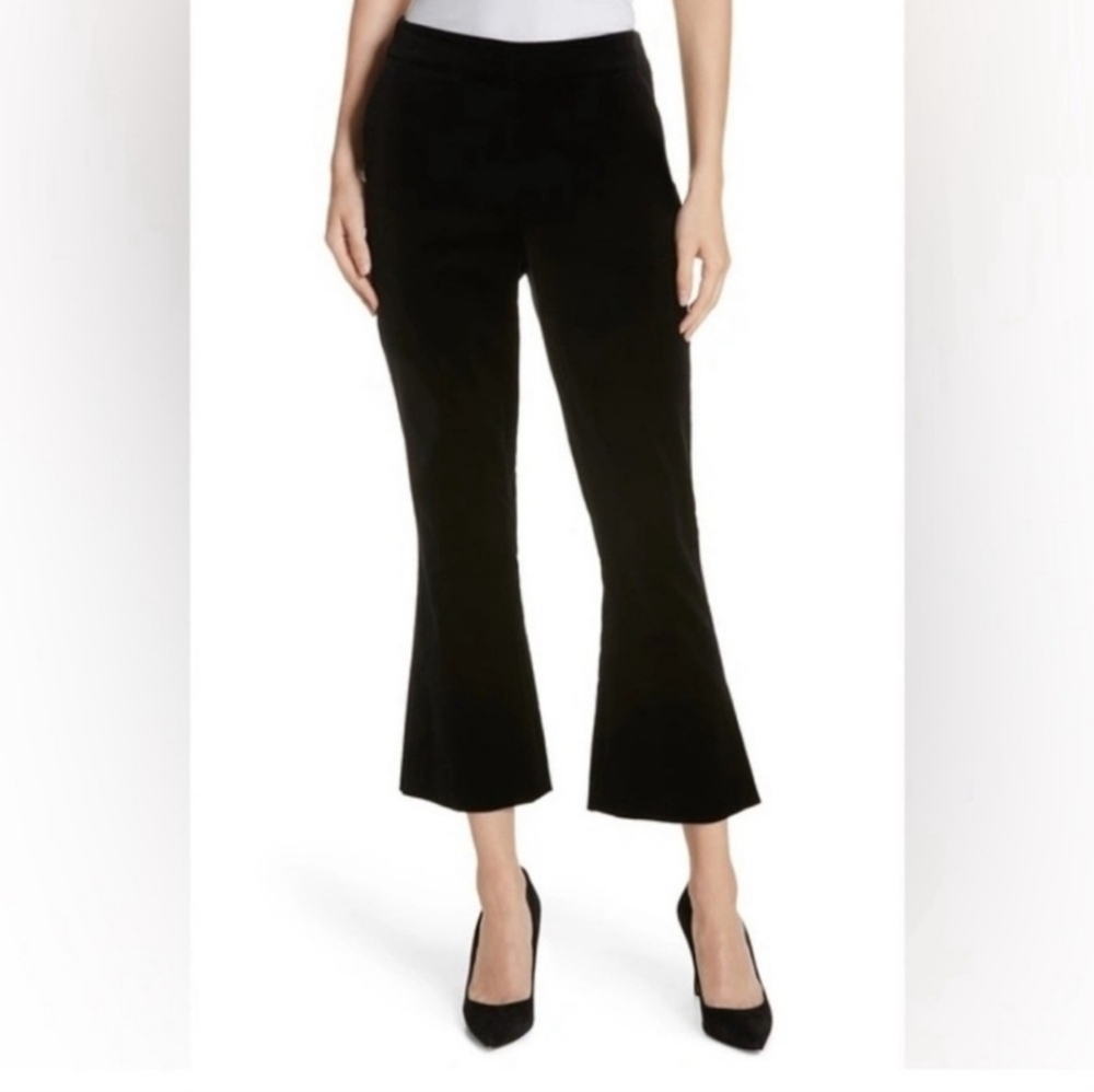FRAME Black Velvet Flared Pants Size 6